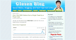 Desktop Screenshot of glosonblog.com