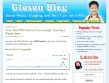 Tablet Screenshot of glosonblog.com